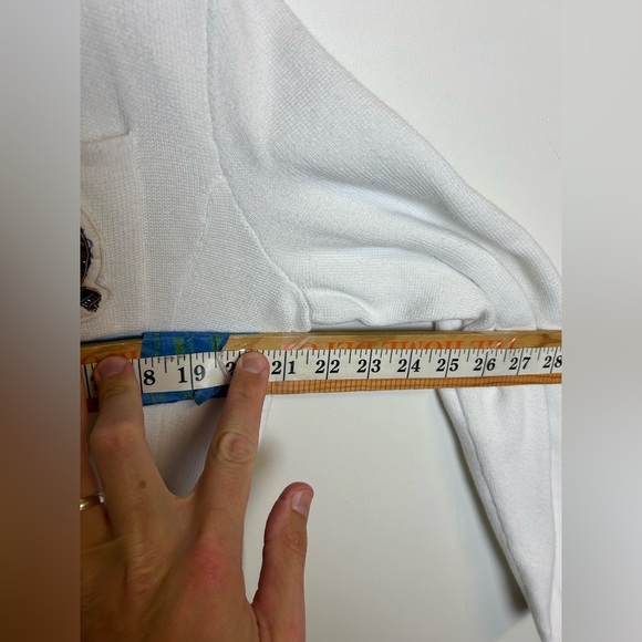 Vintage Ralph Lauren L Women Blazer Black Trim Academy Collegiate Timeless Logo - Picture 8 of 15